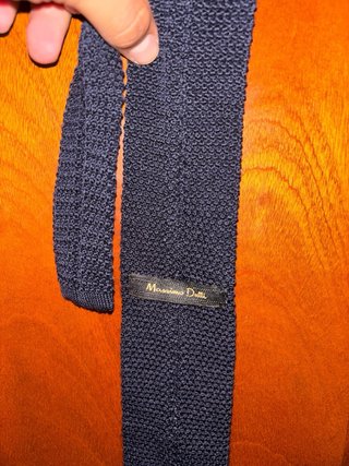 Corbata de punto Massimo Dutti