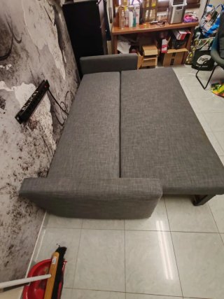 Divano letto grigio Ikea Friheten