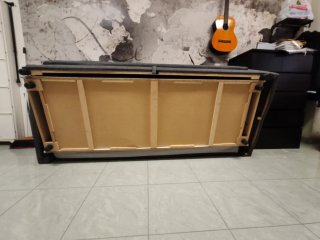 Divano letto grigio Ikea Friheten