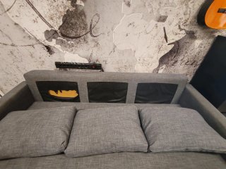 Divano letto grigio Ikea Friheten