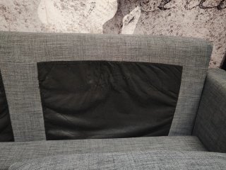 Divano letto grigio Ikea Friheten