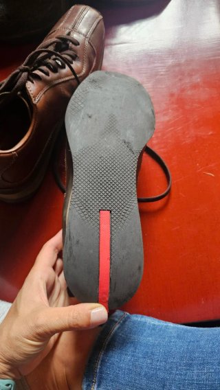 Tenis Prada Vintage Marrones piel