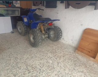Quad 110cc Azul por coche sin carnet.