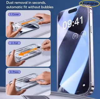 Protecto de pantalla Iphone 15 Pro + Instalador