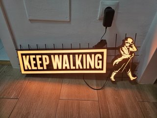 Segno luminoso LED Johnnie Walker - Scatola originale