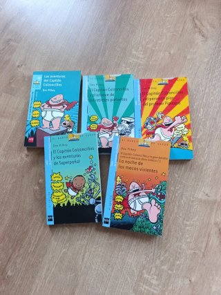 Libros infantiles "El capitán calzoncillos"