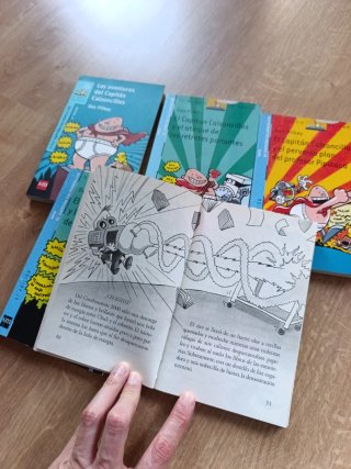 Libros infantiles "El capitán calzoncillos"