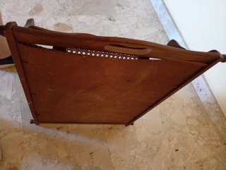Portariviste in legno vintage da collezione