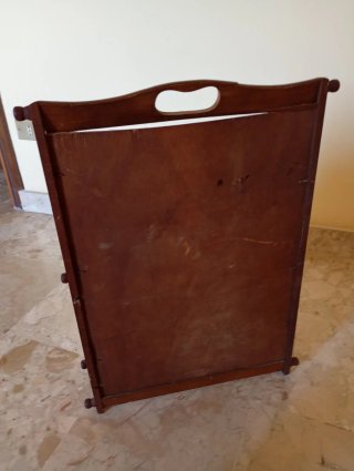 Portariviste in legno vintage da collezione
