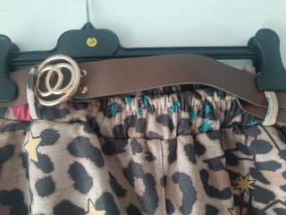 Pantalón estampado leopardo y estrellas
