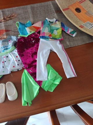 Lote Ropa Muñeca Nancy