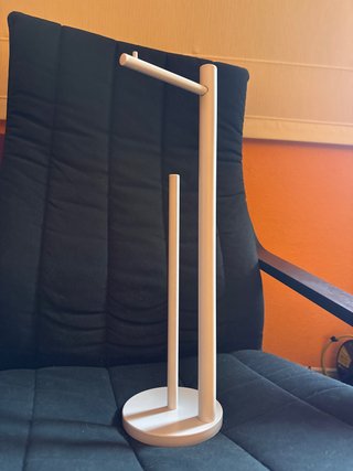 Soporte rollos papel higiénico madera