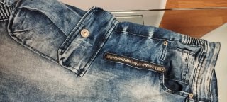 Vaqueros Lee Cargo Azules Lavados