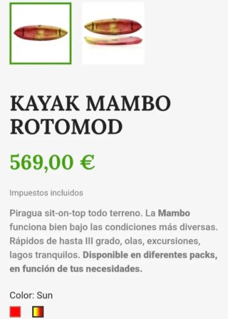 Kayak + remo + carro + chaleco Escucho Ofertas