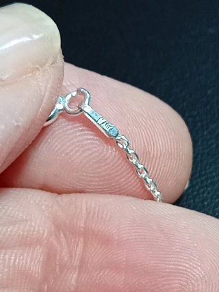 Colgante Plata Ley y Cadena labradorita