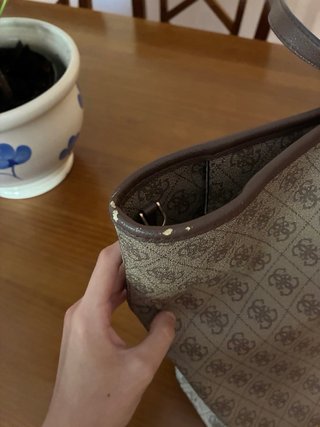 Bolso Guess Beige y Marrón
