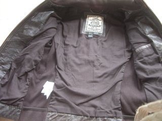 Chaqueta cuero marca MANGO Talla XS