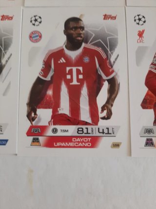Lote 8 Cromos Topps Champions League