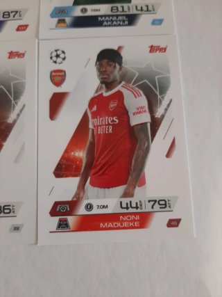 Lote 8 Cromos Topps Champions League