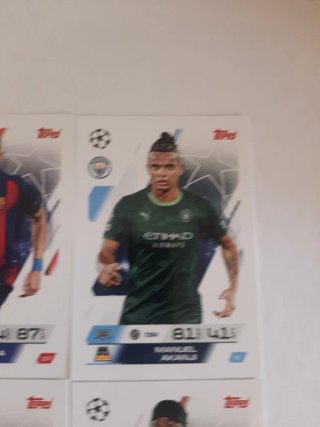 Lote 8 Cromos Topps Champions League