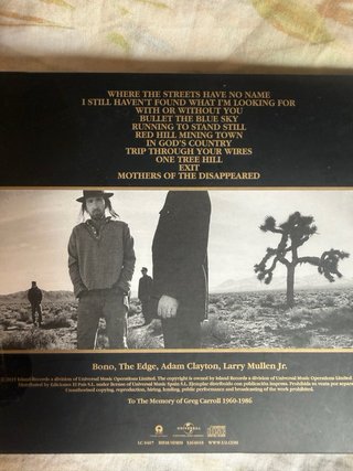Lote 2 CDs U2 The Joshua Tree Edición Especial