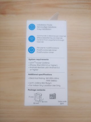 Tomada Inteligente Wi-Fi Chacon - Nova