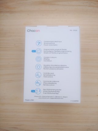 Tomada Inteligente Wi-Fi Chacon - Nova