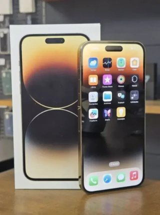 IPHONE 14 PRO MAX 128GB DORADO BATE. 100%