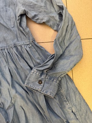 Vestido vaquero manga larga C&A