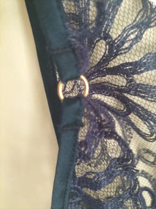 Vestido lencero Intimissimi seda pura azul