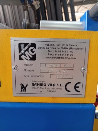 Tronzadora Copiadora Aluminio C450 MG
