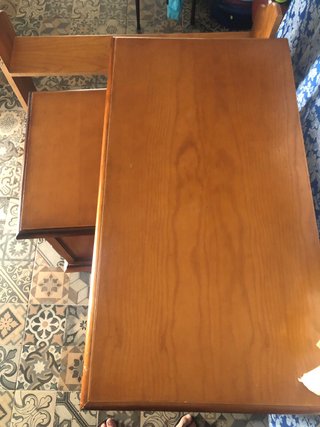 Mesilla, Escritorio y Estantería de Madera