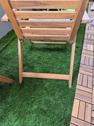 2 Sillas Reclinables Madera Ikea