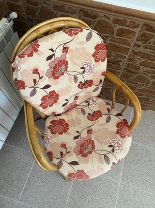 Sillón mimbre