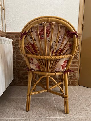 Sillón mimbre