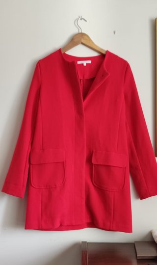 Abrigo rojo Easy Wear Talla M