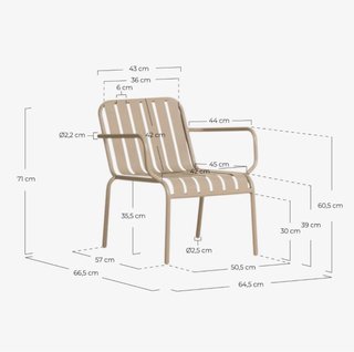 Pack 2 Sillones de Jardín The Masie