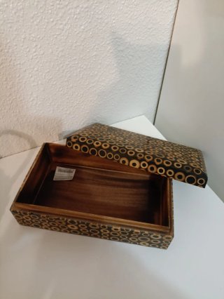 Caja Decorativa Zara Home Madera 25x14x8