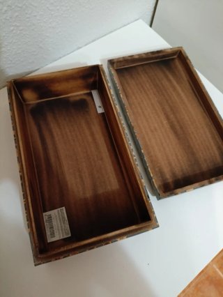 Caja Decorativa Zara Home Madera 25x14x8