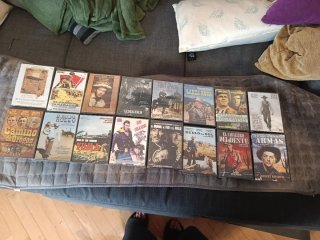 Lote de 16 películas clásicas del Oeste en DVD