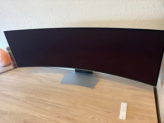 Monitor Curvo OLED Samsung Nero/Argento 49"