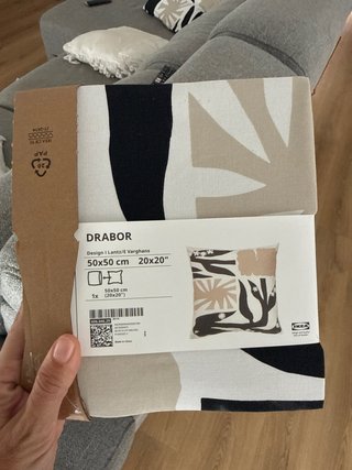 Funda cojín IKEA DRABOR 50x50 cm