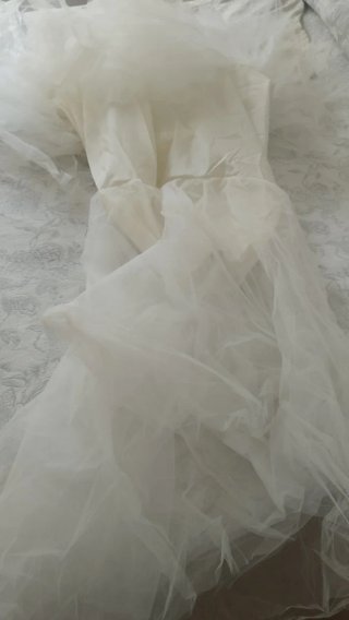 Vestido de Novia Pronovias 36-38, champán/marfil