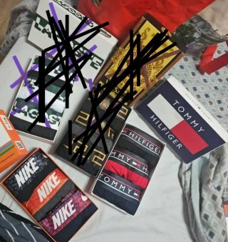 Pack 3 boxers L Lacoste Nike Tommy Versace