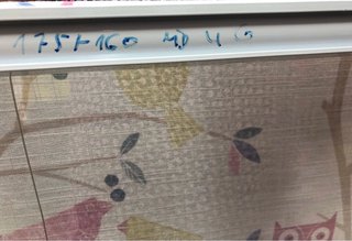 Estor infantil con diseño de pájaros