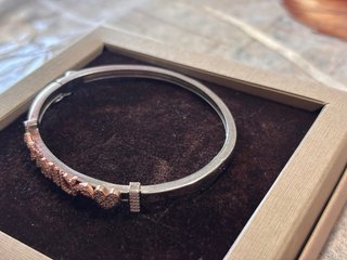 Bracciale Family con lettere e charm strass