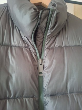 Plumífero Massimo Dutti verde mujer