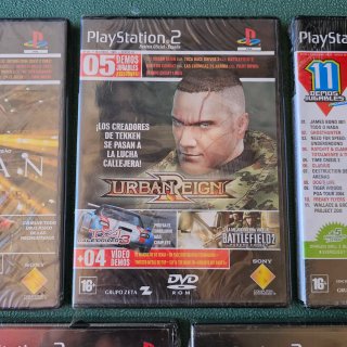 5 Giochi PS2 sigillati con demo e rivista ufficiale