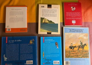 Pack 6 libros de literatura clásica