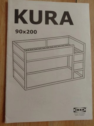 Estructura Cama IKEA KURA 90x200